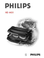 Philips HD 4431 Operating Instructions Manual preview