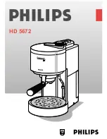 Preview for 1 page of Philips HD 5672 User Manual