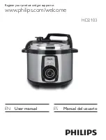 Preview for 1 page of Philips HD2103 User Manual