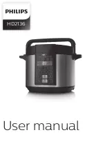 Preview for 1 page of Philips HD2136 User Manual