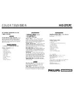 Preview for 2 page of Philips HD2717C Product Information