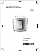 Philips HD3026 User Manual preview