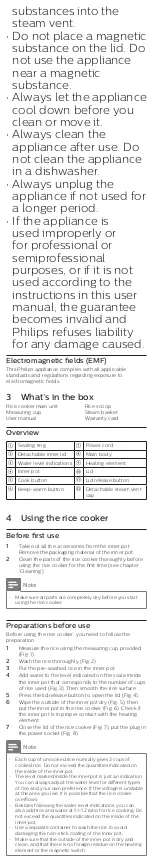 Preview for 9 page of Philips HD3132 User Manual