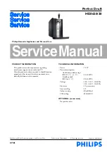 Philips HD3620/20 Service Manual preview