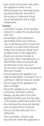 Preview for 16 page of Philips HD4515 User Manual