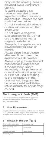 Предварительный просмотр 11 страницы Philips HD4535 User Manual