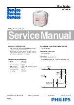 Philips HD4724 Service Manual предпросмотр