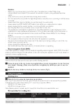 Предварительный просмотр 7 страницы Philips HD4751 User Manual