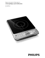 Предварительный просмотр 1 страницы Philips HD4918 User Manual