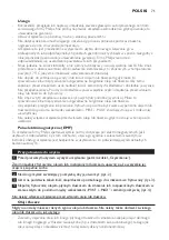 Preview for 71 page of Philips HD6103 Manual