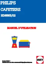 Preview for 1 page of Philips HD6563/02 Manual