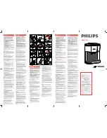 Предварительный просмотр 1 страницы Philips HD7120/60 User Manual