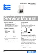 Preview for 1 page of Philips HD7446/00 Service Manual