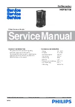 Philips HD7567/20 Service Manual preview