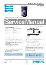 Philips HD7622/01 Service Manual preview