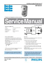 Philips HD7630/01 Service Manual preview