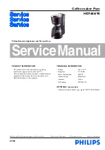 Philips HD7686/90 Servise Manual preview