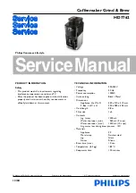 Philips HD7762 Service Manual предпросмотр