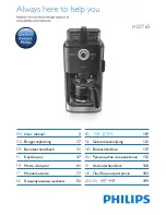 Preview for 1 page of Philips HD7762 User Manual