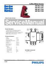 Philips HD7817/90 Service Manual preview