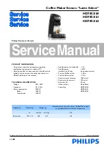 Philips HD7853/60 Service Manual preview