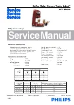 Preview for 1 page of Philips HD7854/84 Service Manual