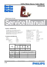 Philips HD7854/88 Service Manual preview