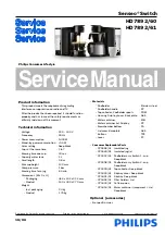 Preview for 1 page of Philips HD7892/60 Service Manual