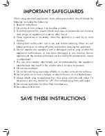 Preview for 2 page of Philips HD8833/18 Operating Instructions Manual