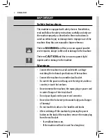 Preview for 6 page of Philips HD8847 User Manual