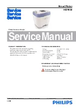 Philips HD9020 Service Manual preview