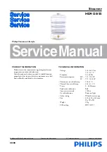 Philips HD9120/55 Service Manual preview