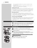 Предварительный просмотр 8 страницы Philips HD9160 User Manual