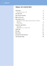 Preview for 2 page of Philips HD9630 User Manual