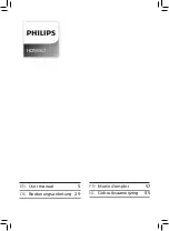 Philips HD9867 User Manual preview