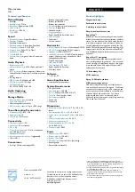 Preview for 2 page of Philips HDD077 - GoGear 2 GB Digital Player Specifications