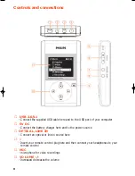 Предварительный просмотр 8 страницы Philips HDD100 User Manual