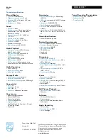 Preview for 2 page of Philips HDD6330 GoGear Specifications