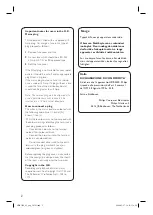 Preview for 2 page of Philips HDR3500 User Manual