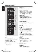 Preview for 12 page of Philips HDR3500 User Manual