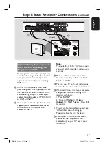 Preview for 17 page of Philips HDR3500 User Manual