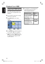 Preview for 38 page of Philips HDR3500 User Manual