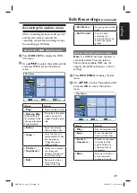 Preview for 49 page of Philips HDR3500 User Manual