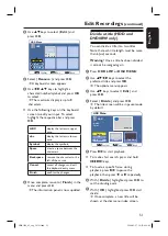 Preview for 51 page of Philips HDR3500 User Manual