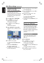 Preview for 52 page of Philips HDR3500 User Manual