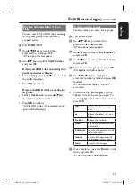 Preview for 53 page of Philips HDR3500 User Manual