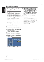 Preview for 64 page of Philips HDR3500 User Manual