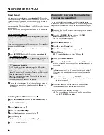 Предварительный просмотр 42 страницы Philips HDRW 720/00-02 User Manual