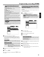 Предварительный просмотр 47 страницы Philips HDRW 720/00-02 User Manual