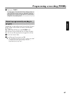 Предварительный просмотр 49 страницы Philips HDRW 720/00-02 User Manual